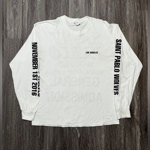 Kanye West Saint Pablo Wolves Merch Size L